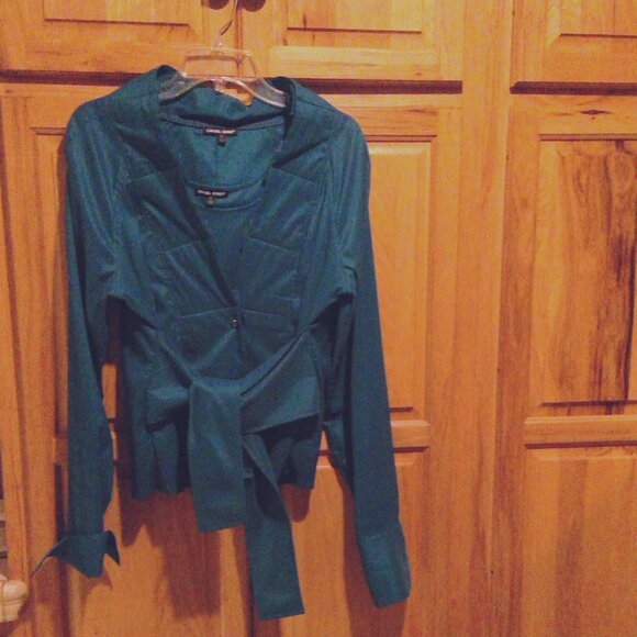 Samuel Dong Teal Jacket and matching Shell - Picture 1 of 8